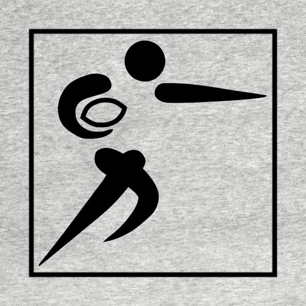 Rugby Pictogram by Tshirt114